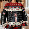 Freedom Charlie Kirk Ugly Sweater, Charlie Kirk Christmas All-Over-Printed Sweatshirt TH10 896341