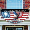 Personalized One Nation Under God 1776–2026 Semiquincentennial Non-Pleated Fan Flag HO82 901308