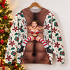 Custom Face Funny Santa Girl Christmas 3D Shirt CH07 181152