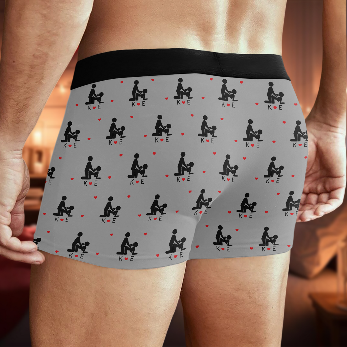 Personalized Novelty Boxer Briefs – Funny Custom Underwear for Men, Humorous Gift for Him HO82 903416