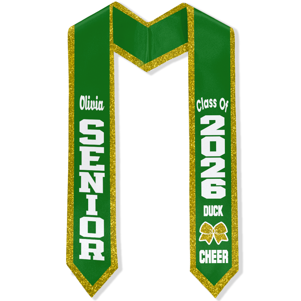Personalized Senior Graduation Cheer Stole – Cheerleader Graduation Gift HA75 898884