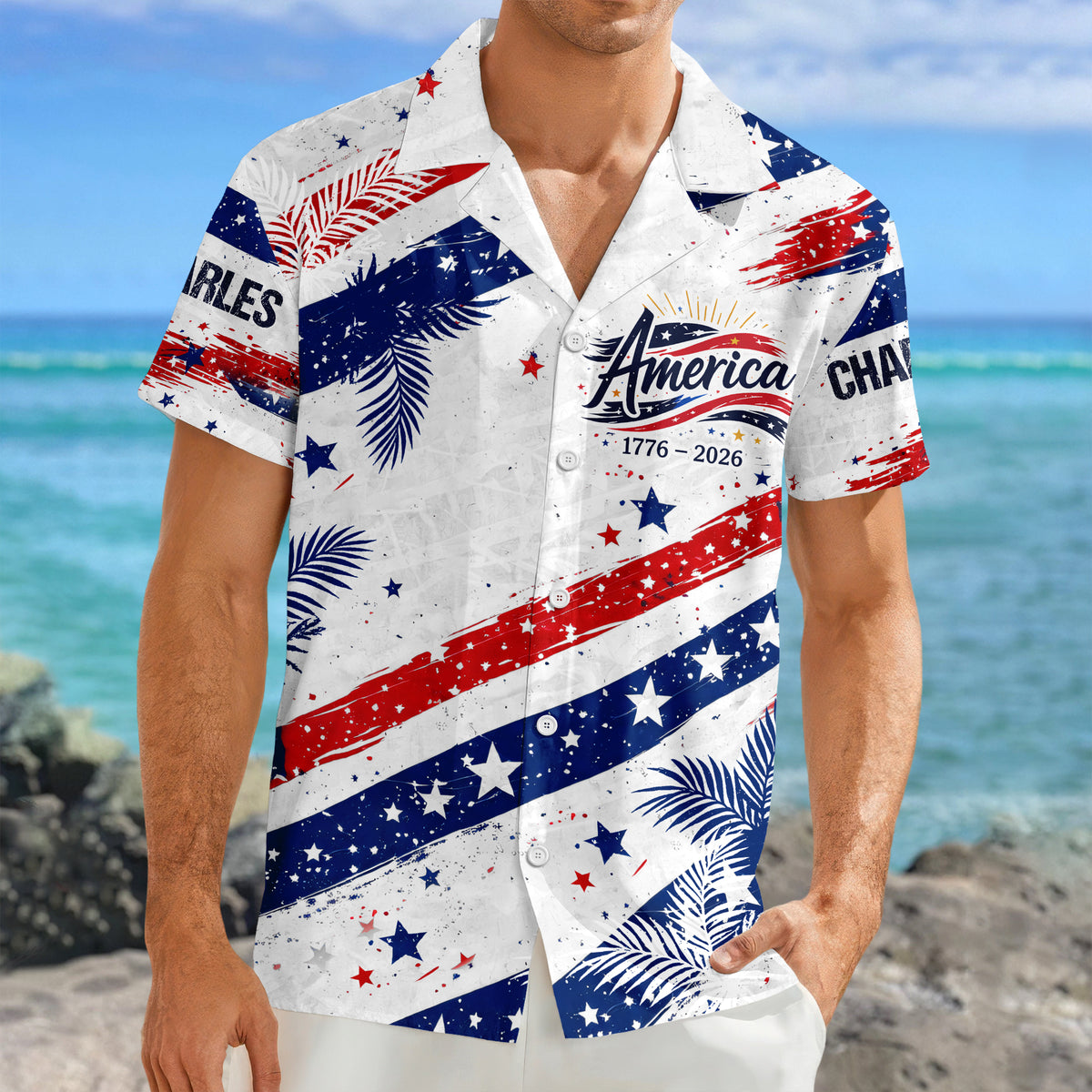 Custom Name 250 Years Semiquincentennial 1776-2026 Hawaii shirt HO82 901700