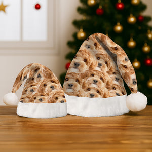 Custom Dog Cat Portrait Photo Unique Santa Hat For Pet Lovers LM32 895351