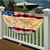Custom Family Name We The People America 250 Non-Pleated Fan Flag TH10 898895