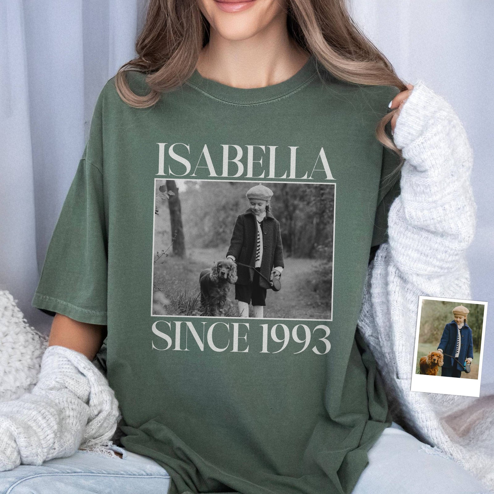 Custom Photo Vintage Family Comfort Shirt, Birthday Gift HO82 894912