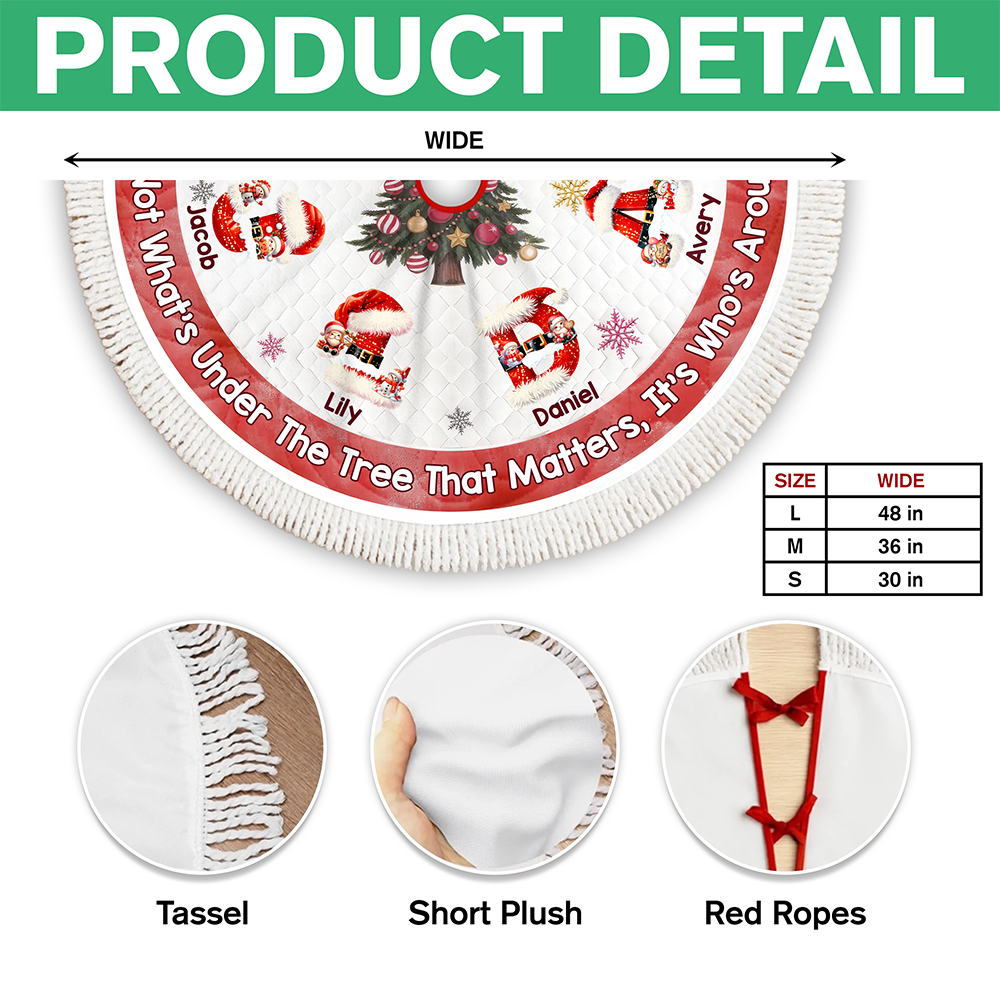Joy Wrapped Around Us Christmas Tree Skirt TH10 896329