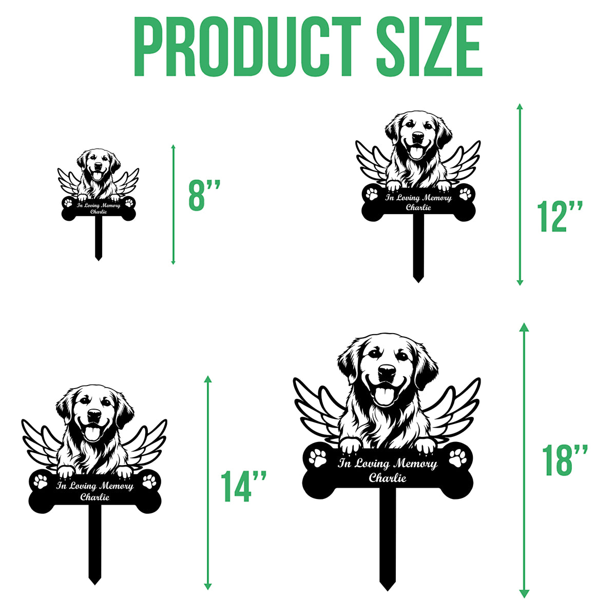 Custom Photo Dog Cat Memorial Stake Sign HA75 920024