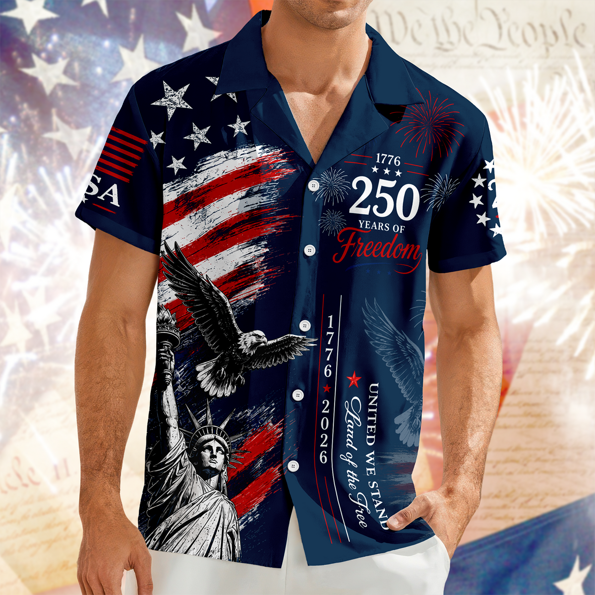 250 Years Of Freedom, Land Of The Free Hawaii Shirt TH10 170231