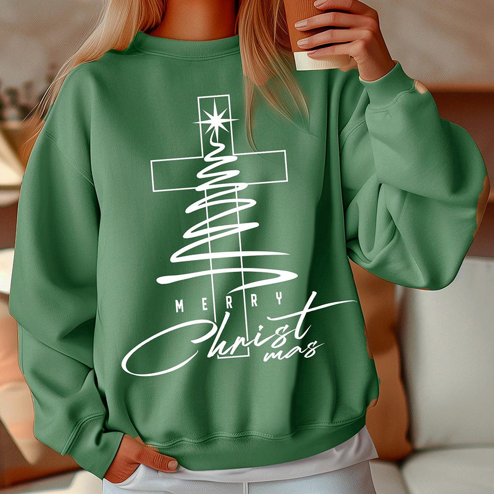 Merry Christmas Christmas Cross Shirt HO82 900434