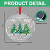 Personalized Our First Christmas As Mr & Mrs Glass Ornament Couple Christmas Gift LM32 669983