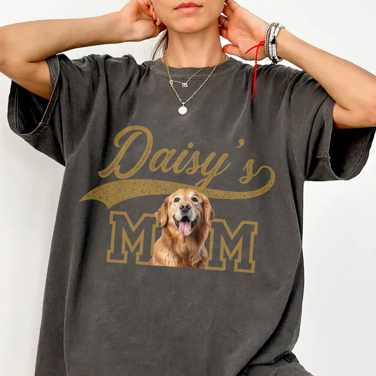 Custom Dog Photo Dad Mom Vintage Comfort Shirt HO82 903926