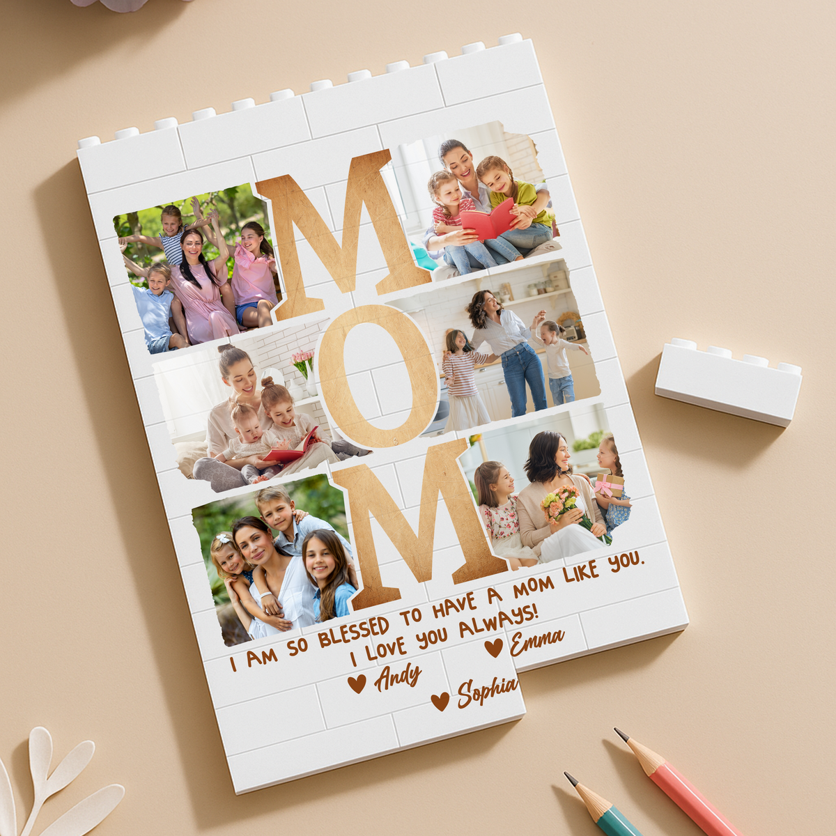 Custom Photo I Am So Blessed To Have A Mom Like You Building Block HO82 901426