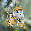 Personalized Golf Christmas Acrylic Ornament Gift for Golf Lovers TH10 171151