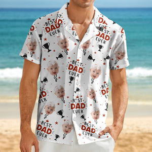 Custom Photo Best Dad Ever Hawaiian Shirt Gift For Dad HO82 894126