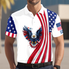 Custom Name American Pride Patriotic 250th Anniversary Eagle Polo Shirt CH07 911088
