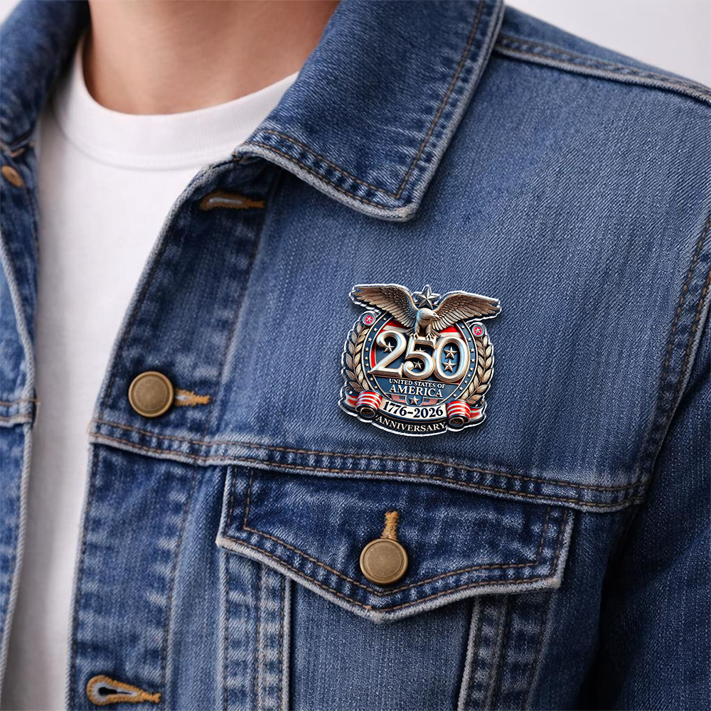 Personalized USA Eagles 250th Anniversary Semiquincentennial 1776-2026 Acrylic Pin HA75 920942