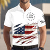 Custom Name American Flag 1776 - 2026 Personalized Polo Shirt HA75 920788