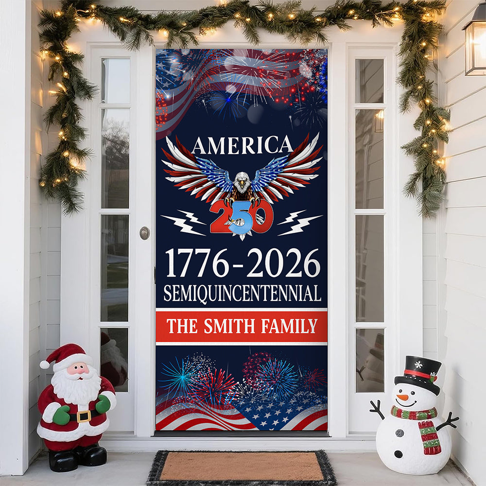 250 Years America Semiquincentennial Door Cover America 250th Anniversary Gift CH07 899680