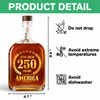 America 250 Years America 250th Anniversary Whiskey Bottle HA75 897422