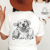 Custom Photo Pencil Sketch Forever In My Heart Memorial Shirt HA75 921780