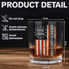 250 Years America Flag 250th Birthday 1776-2026 Whiskey Glass HO82 894784
