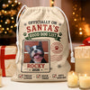 Personalized Dog Photo Good Dog List Christmas Santa Sack For Dog Mom Dad CH07 180454