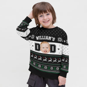 Custom Photo Dad Mom Ugly Sweater HO82 900314