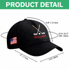 Custom Name Golf Classic Cap - USA Flag Patriotic Hat HO82 902304