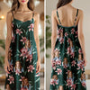 Custom Face Photo With Lily Flowers Women's V-neck Cami Maxi Dress TH10 892635