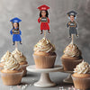 Custom Funny Face Finished Graduate Physical Cupcake Toppers – Class of 2026 Party Decor HO82 901338