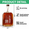 One Nation Under God Est 1776 Whiskey Bottle LM32 895455
