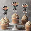 Custom Funny Face Class of 2026 Graduation Cupcake Toppers, Personalized Photo Grad Party Decor LM32 899425