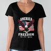 America 250 Years of Freedom Patriotic Eagle Flag Dark Shirt HA75 897136