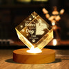Custom Photo Dog Memorial Engraved Crystal Photo With Light TH10 898177