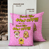 Personalized Time To Paw Off Funny Dog Pillow For Dog Lovers LM32 893377