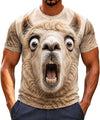 Funny Shocked Animal Face 3D T-Shirt Novelty Graphic Tee CH07 180792
