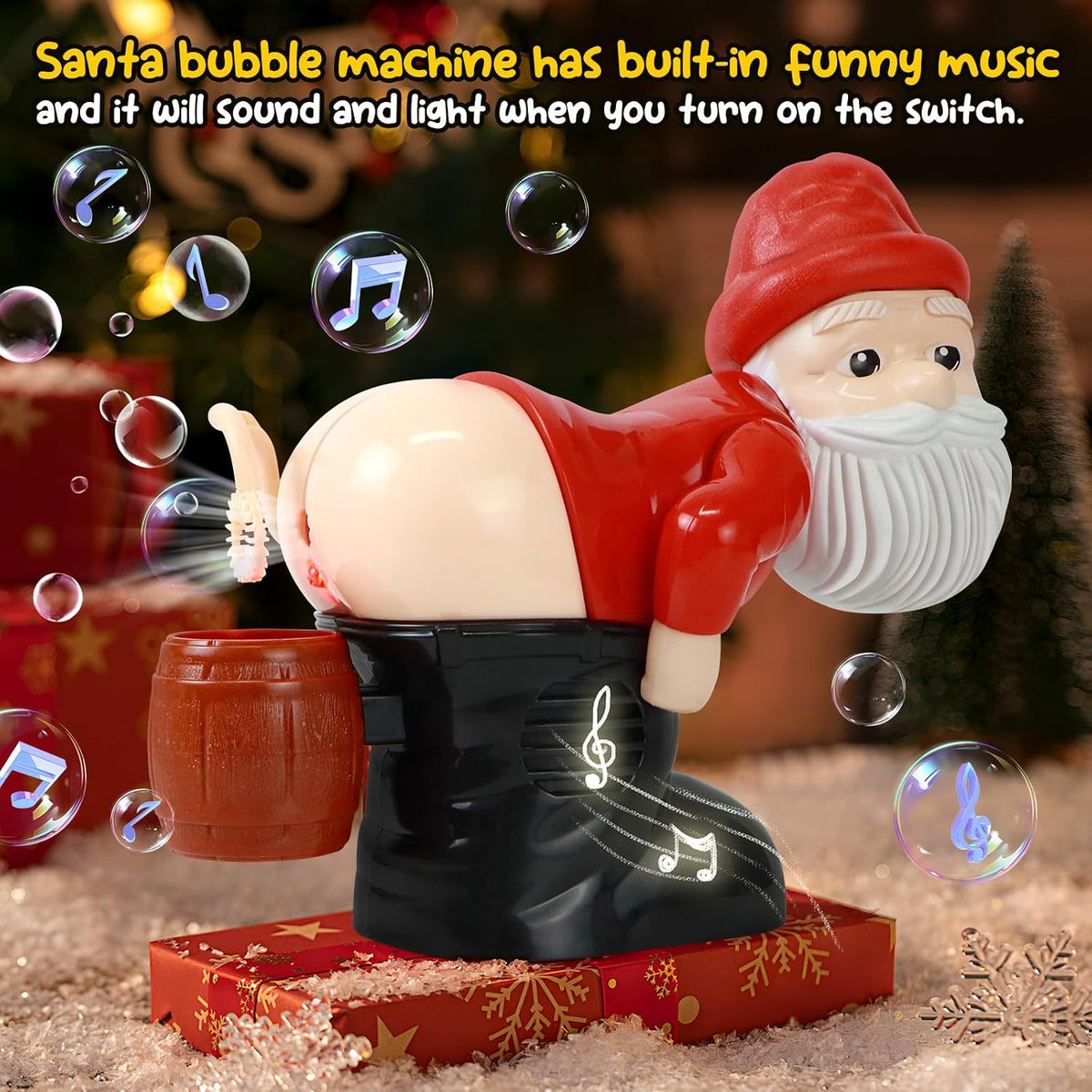 Funny Santa Claus Automatic Bubble Butt Machine - Bubble Blower for Outdoor & Indoor Activity HO82 903982