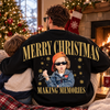 Custom Photo Merry Christmas Making Memories Shoulder to Shoulder Hoodie, Sweatshirt LM32 670477