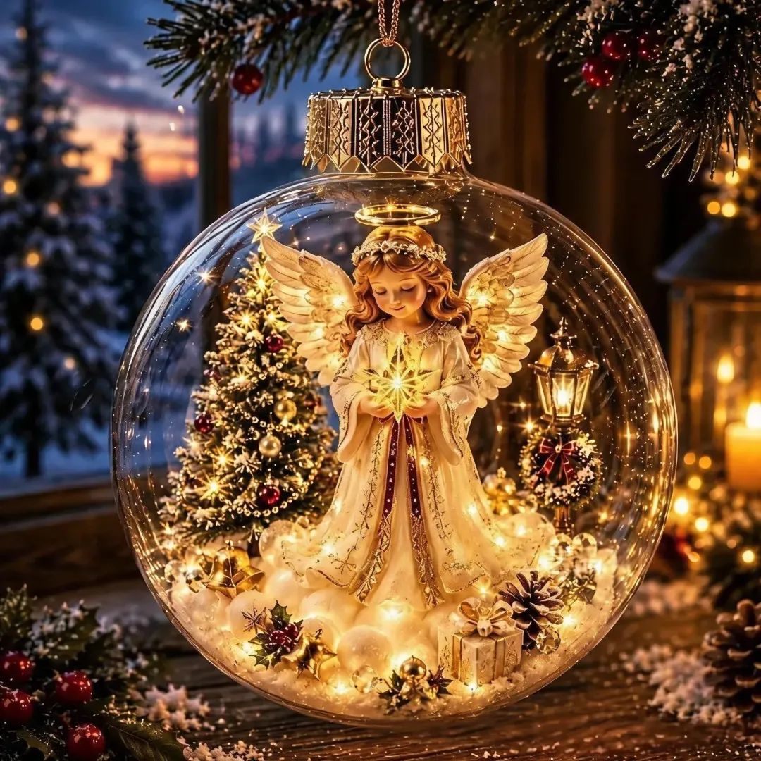 Glowing Christmas Diorama Ornament Home Decor TH10 171181