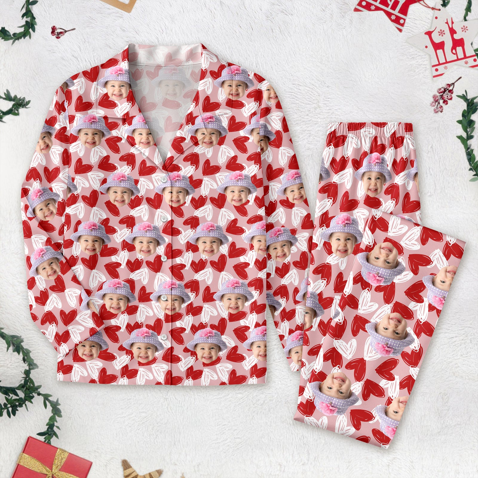 Custom Photo Portrait Face Pajamas K228 HA75 888719