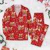 Custom Photo Name Paw Pattern Dog Cat Pajamas K228 888800
