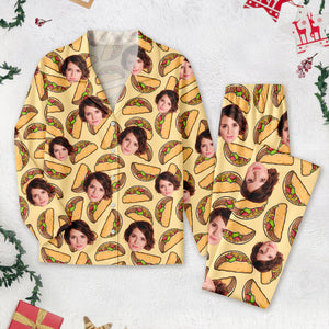 Custom Photo Tie Dye Background For Christmas Pajamas N304 888812