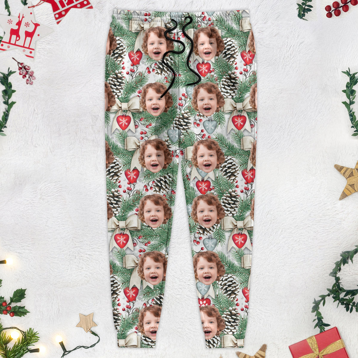 Sweatpants Custom Photo Portrait Face For Men and Women's N304 HA75 888995