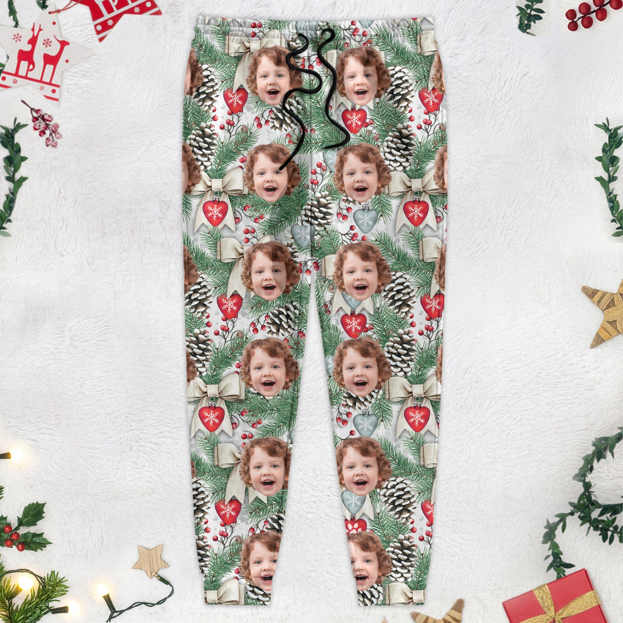 Sweatpants Custom Photo Portrait Face For Men and Women's N304 HA75 888995