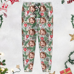 Sweatpants Custom Photo Portrait Face For Men and Women's N304