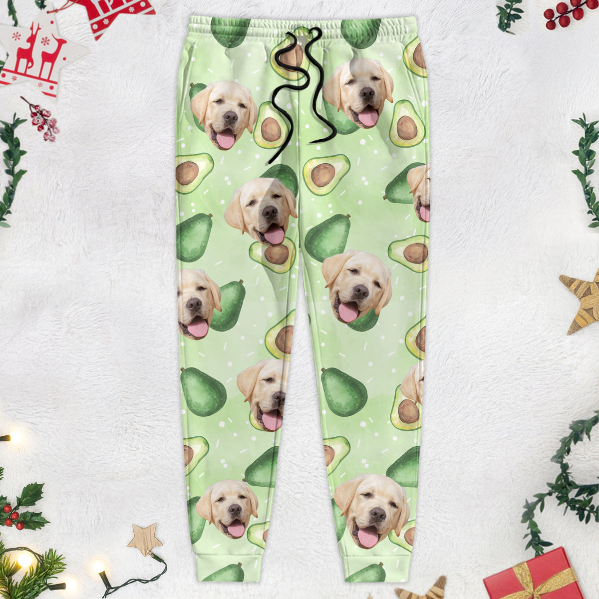 Custom Photo Tie Dye Background Dog Sweatpants N304 889608