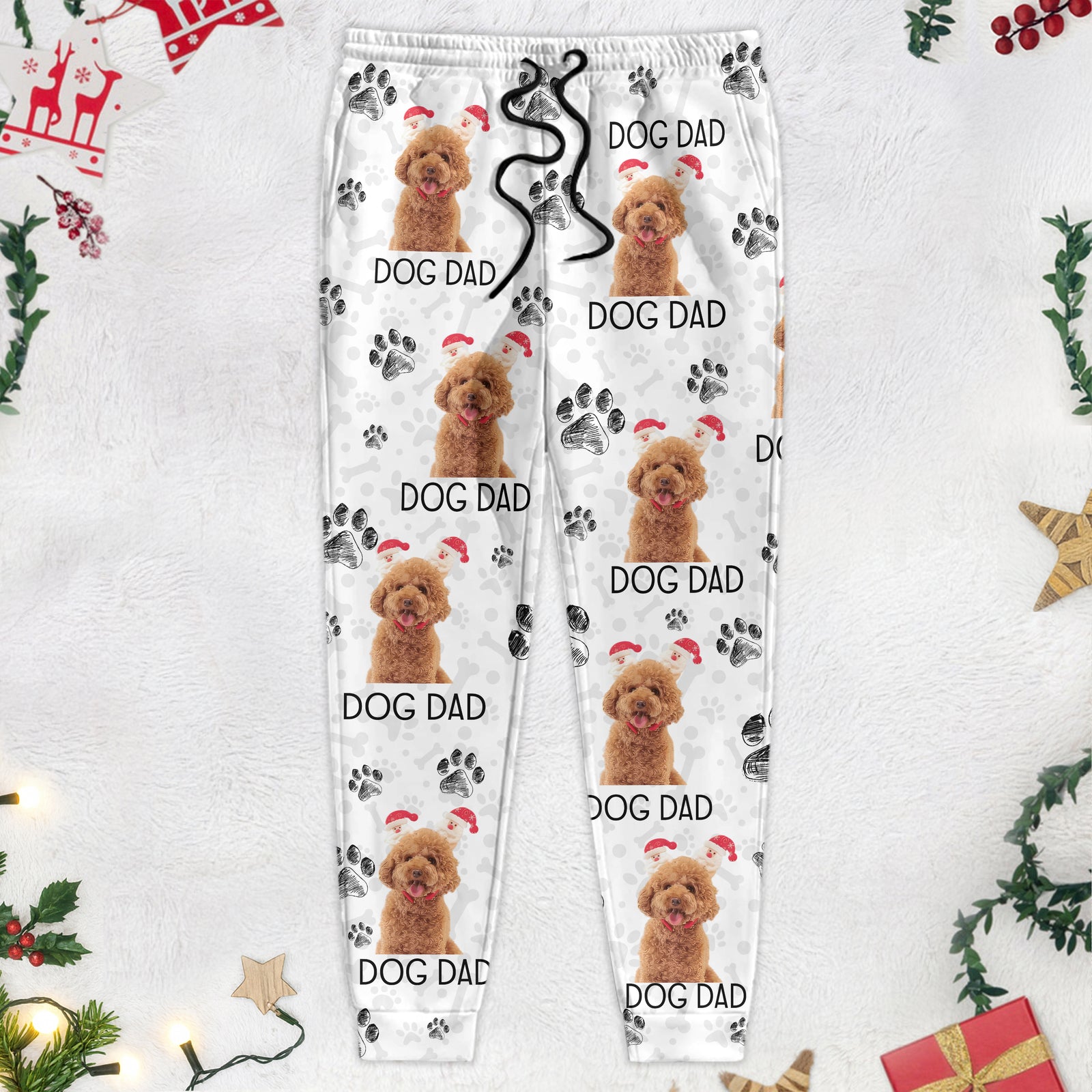 Custom Photo Dog Dad Dog Mom For Men and Women Sweatpants N304 889802