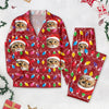 Custom Photo With Colorful Christmas Lights For Dog Lovers Pajamas N304 889916