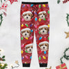 Custom Photo With Colorful Christmas Lights For Dog Lovers Sweatpants N304 889920