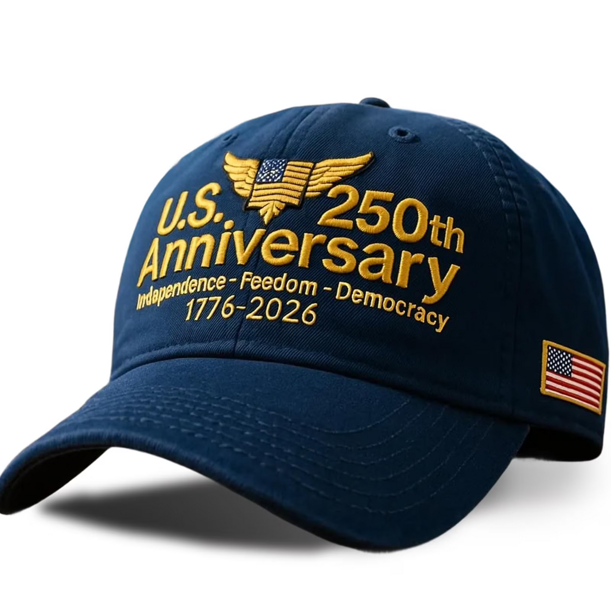 250th Anniversary Hat, Retro Washed Patriotic Cap TH10 170051